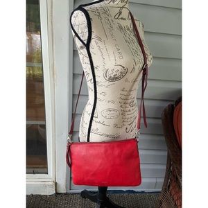 Fossil Red Sydney Crossbody Bag